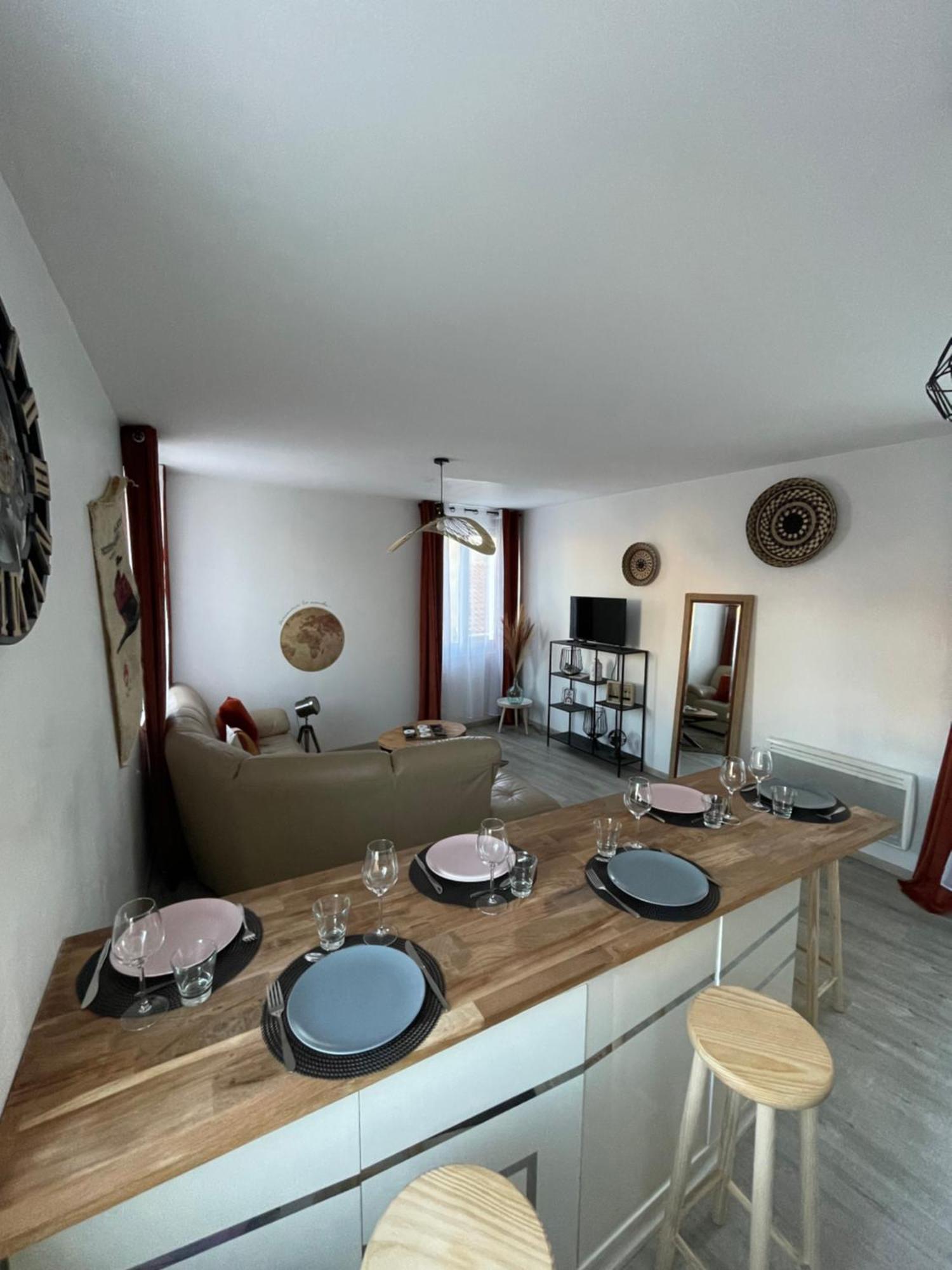 T4 Lumineux Proche Centre Ville Narbonne & Des Grands Buffets Exterior foto